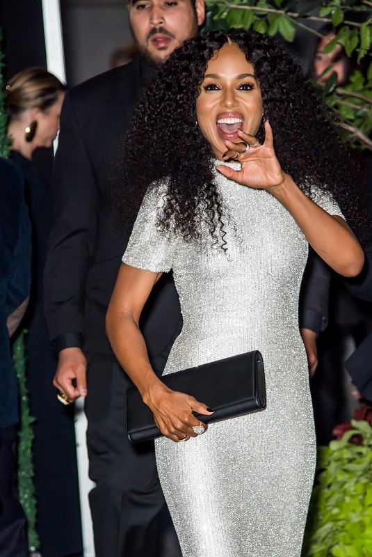 KERRY WASHINGTON Arrives at Caring for Women Dinner in New York 09/09/2024