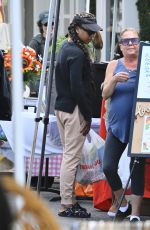 KERRY WASHINGTON Out Shopping at Farmers Market in Beverly Hills 09/15/2024