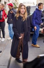 KIERNAN SHIPKA Leaves Her Hotel in Paris 09/28/2024