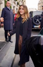 KIERNAN SHIPKA Leaves Her Hotel in Paris 09/28/2024