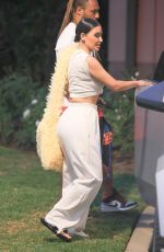 KIM KARDASHIAN Arrives at Her Son