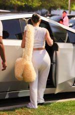 KIM KARDASHIAN Arrives at Her Son