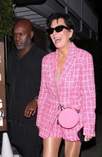 KRIS JENNER Arrives at Italian Restaurant Giorgio Baldi in Santa Monica 08/30/2024