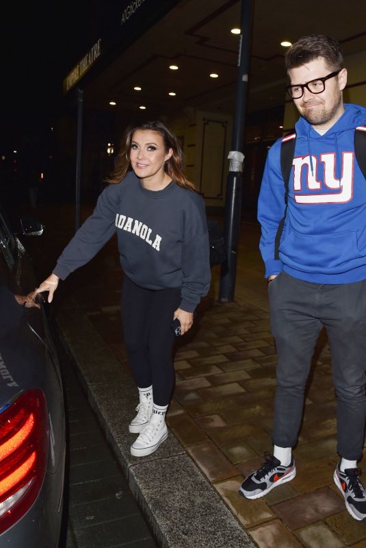 KYM MARSH and Samuel Thomas Leaves Empire Theatre in Liverpool 09/24/2024
