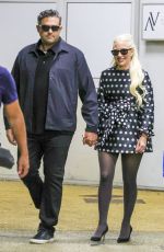 LADY GAGA and Michael Polansky Arrives at Venice Film Festival 09/02/2024