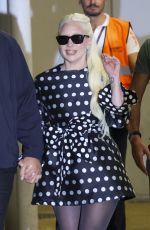 LADY GAGA and Michael Polansky Arrives at Venice Film Festival 09/02/2024
