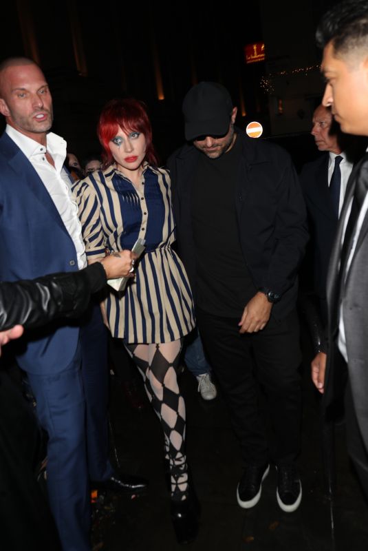 LADY GAGA Arrives at Joker: Folie a Deux Premiere Afterparty in London 09/25/2024