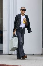 LAETICIA HALLYDAY Out Shopping in Beverly Hills 09/22/2024