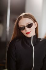 LARSEN THOMPSON at Nanushka SS25 Fashion Show in New York 09/07/2024