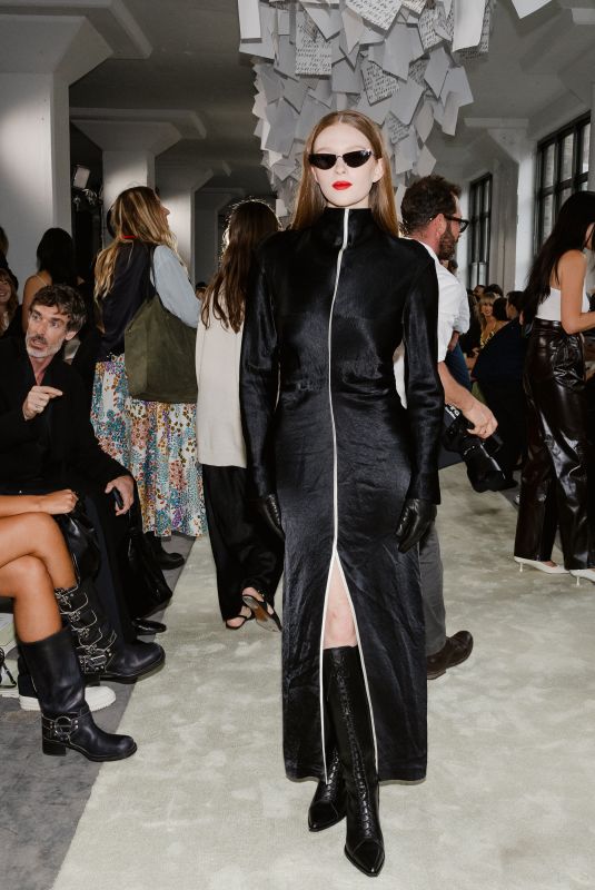 LARSEN THOMPSON at Nanushka SS25 Fashion Show in New York 09/07/2024