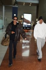 LAURA HARRIER and Sam Jarou Arrives at Paris CDG Airport 09/22/2024