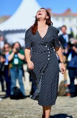 LAURE CALAMY at Une Amie Devouee Photocall at 26th La Rochelle Fiction Festival 09/13/2024