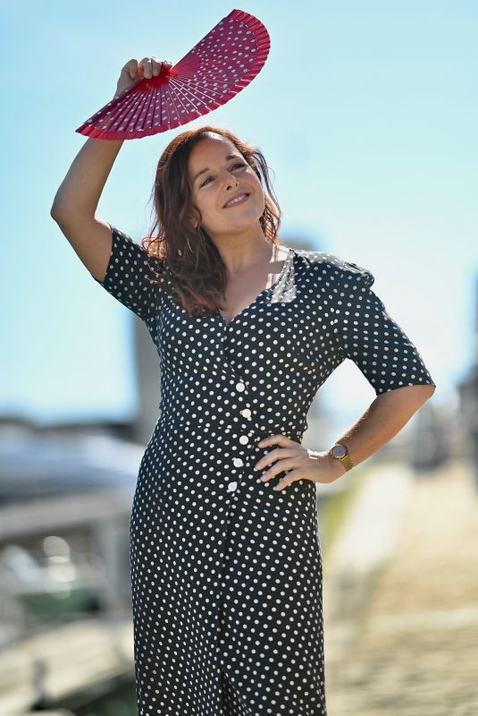 LAURE CALAMY at Une Amie Devouee Photocall at 26th La Rochelle Fiction Festival 09/13/2024