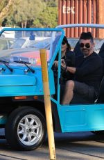 LAUREN SILVERMAN and Simon Cowell Ride Through Streets of Malibu 08/31/2024