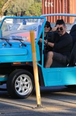 LAUREN SILVERMAN and Simon Cowell Ride Through Streets of Malibu 08/31/2024