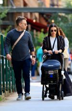LEA MICHELE and Zandy Reich Out with Their Baby in New York 09/09/2024