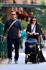 LEA MICHELE and Zandy Reich Out with Their Baby in New York 09/09/2024