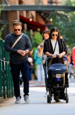 LEA MICHELE and Zandy Reich Out with Their Baby in New York 09/09/2024
