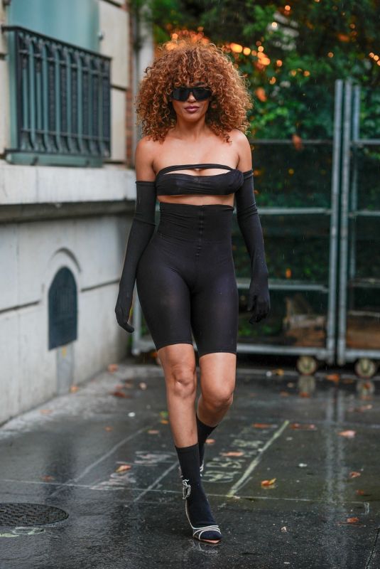 LEILA DEPINA Out at Paris Fashion Week 09/23/2024