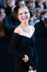 LEONIE HANNE Arrives at Schiaparelli Fashion Show at Paris Faashion Week 09/26/2024