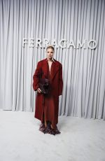 LEONIE HANNE at Ferragamo Show at Milan Fashion Week 09/21/2024