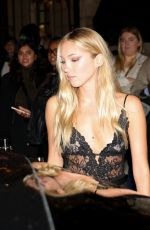 LILA GRACE MOSS Leaves Her Hotel in Paris 09/24/2024