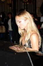 LILA GRACE MOSS Leaves Her Hotel in Paris 09/24/2024