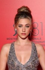 LILI REINHART at Armani Beauty Dinner Photocall at 81st Venice International Film Festival 08/31/2024