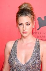 LILI REINHART at Armani Beauty Dinner Photocall at 81st Venice International Film Festival 08/31/2024