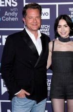 LILY COLLINS and ASHLEY PARK at Watch What Happens Live 09/22/2024