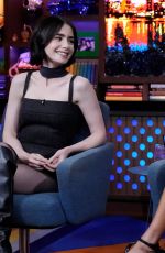 LILY COLLINS and ASHLEY PARK at Watch What Happens Live 09/22/2024