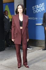 LILY COLLINS Arrives at MAA Studio in New York 09/16/2024