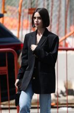 LILY COLLINS Arrives at The View in New York 09/16/2024