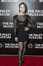 LILY COLLINS at Emily in Paris Screening at Paley Center in New York 09/17/2024