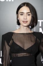 LILY COLLINS at Emily in Paris Screening at Paley Center in New York 09/17/2024