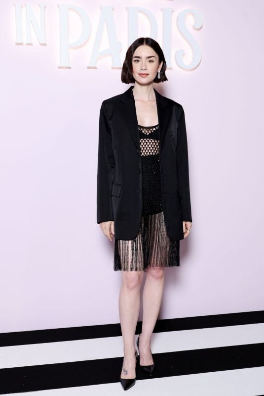 LILY COLLINS at Emily In Paris Season 4 Photocall in Paris 09/12/2024