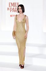 LILY COLLINS at Emily in Paris Season 4 Red Carpet in Rome 09/10/2024