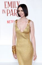 LILY COLLINS at Emily in Paris Season 4 Red Carpet in Rome 09/10/2024