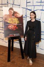 LILY COLLINS at His Three Daughters Special Screening in London 09/01/2024