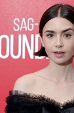 LILY COLLINS at SAG-AFTRA Foundation Conversation for Emily In Paris in New York 09/19/2024