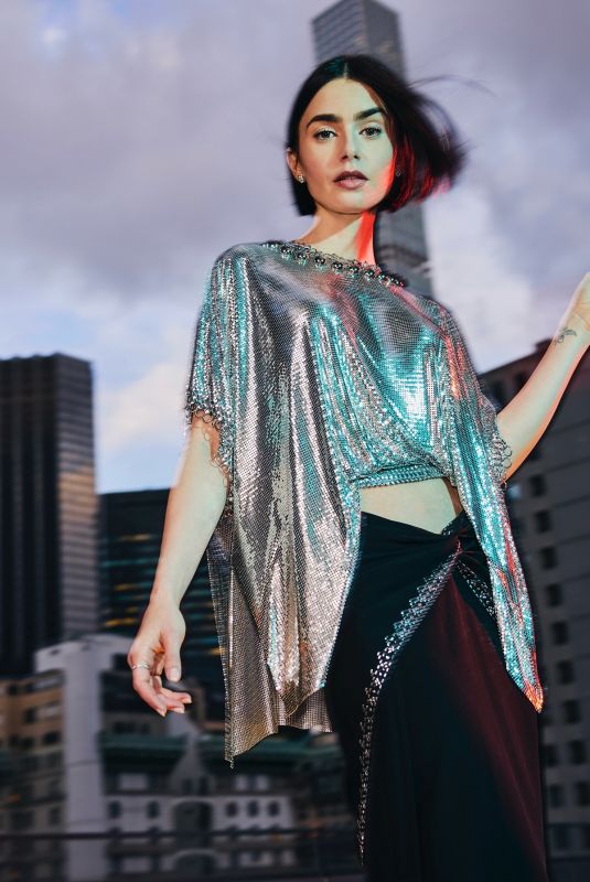 LILY COLLINS for Netflix, September 2024