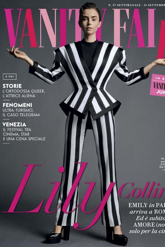LILY COLLINS in Vanity Fair Italy, September 2024