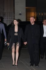 LILY COLLINS NIght Out in Paris 09/12/2024