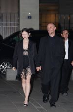 LILY COLLINS NIght Out in Paris 09/12/2024