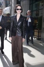 LILY COLLINS Out and About in New York 09/19/2024