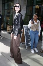 LILY COLLINS Out and About in New York 09/19/2024