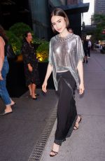 LILY COLLINS Out in New York 09/17/2024