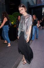 LILY COLLINS Out in New York 09/17/2024
