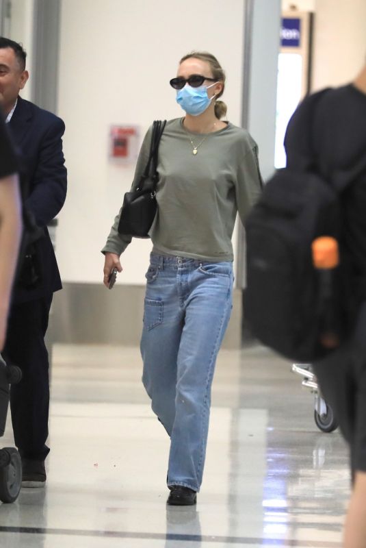 LILY-ROSE DEPP Arrives in Los Angeles 09/18/2024