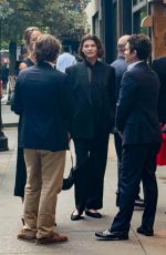 LINDA EVANGELSITA Arrives at Electric Lady Studios in New York 09/07/2024